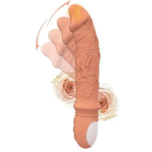 Adult Tool for Women Today 10 Powerful Modes Finger Stimulation Waterproof Quiet Gifts Portable Relaxion Games for Men and Female Womens Realistic Adult Toys for Women (Flesh Color)