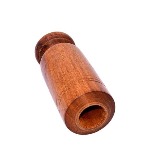 Image of Vijaysar Wood Glass for Diabetes | Ayurvedic Pterocarpus Marsupium Wooden Tumbler | Vijaysar Ki Lakdi Ka Glass | Herbal Sugar Control Bija Wood Drinking Glass