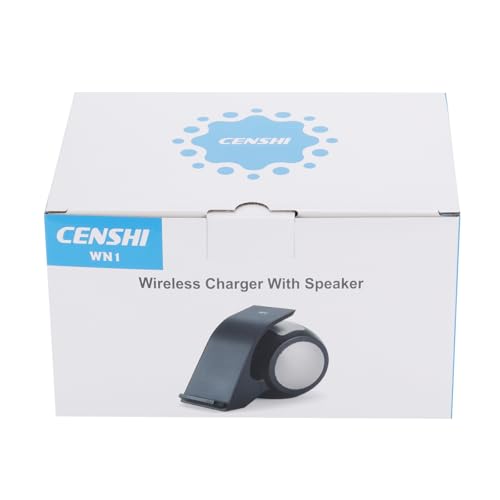 Censhi B071NGLS6M 10W Fast Wireless Charger With 15W Stereo Sound Bluetooth Speaker Compatible With Iphone Samsung Galaxy Google Etc,Built-In Mic thumb #6