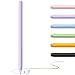 Produktbild YINVA Apple Pencil Hülle Apple Pencil Case, Silikon Schön Weicher Stift Grip Griff mit Ladekappe Kappe und Pen Nib Spitze Schutzhülle (2. Generation, lila)