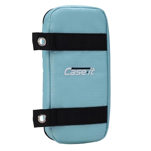 Image of Case it Printed Pencil Case | 6-Pack | 5 Colors | PLP-02-P Assorted
