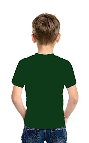 Image of Double F Branded Cotton Bio wash Round Neck Half Sleeve Solid T-Shirt for Boys and Baby