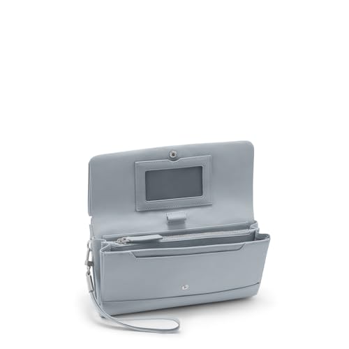 Image of TUMI - Voyageur Travel Wallet - Wristlet Wallet with Passport, Cash & Card Holders - Zipper Wallet for Women - With Gift Box - Halogen Blue