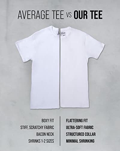 INTO THE AM Mens T Shirt - Short Sleeve Crew Neck Soft Fitted Tees S - 4XL Fresh Classic Tshirts - Image 5