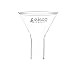 EISCO Powder Funnel, 45mm - 60º Angle - Plain Stem, 20mm - Borosilicate Glass