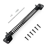 Gate Spring Closure for Wooden Gate | 10” Adjustable Metal Spring Automatic Door Closer with Zinc Plated, Ideal for Outdoor Usage Door Closer Spring Fittings Included