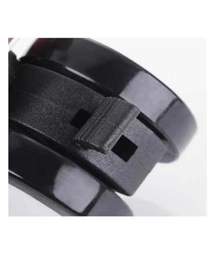 Roulettes de 5 cm pour table basse avec frein double pour stabilité
