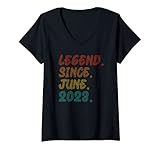Photo Gallery donna legend since june 2023 anniversary 2023 birthday vintage maglietta con collo a v Photo Gallery donna legend since june 2023 anniversary 2023 birthday vintage maglietta con collo a v