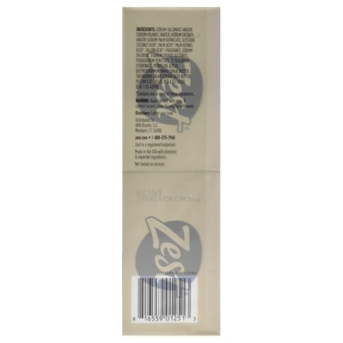 Zest Bar Soap - 8 Bars - Enriched With Cocoa Butter And Shea for Ultra Moisturizing Cleansing - Leaves Your Body Feeling Silky Smooth And Deeply Moisturized 4.0 oz