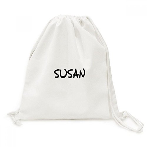 Sac à dos à cordon en toile Susan résistant et idéal pour le voyage