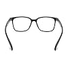Kenneth Cole REACTION unisex adult Kc1503-b Blue Light Blocking Eyewear Frames, Shiny Black, 52mm US