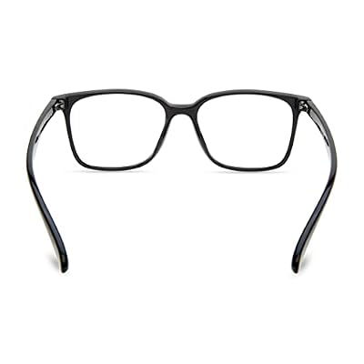 Kenneth Cole REACTION unisex adult Kc1503-b Blue Light Blocking Eyewear Frames, Shiny Black, 52mm US