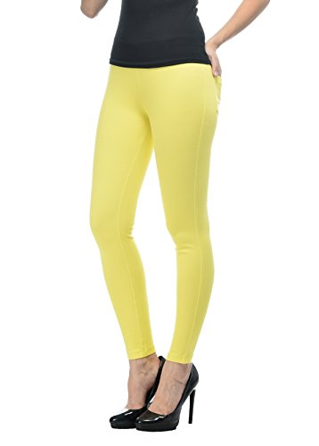 Image of Frenchtrendz Women's Skinny Fit Mid Rise Stretchable Cotton Spandex Jegging Pull On (XS-4XL)