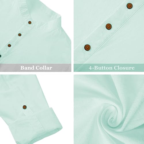 Image of Beige Color Cotton Blend Mandarin Neck Short Kurta Straight Kurta for Men (S)