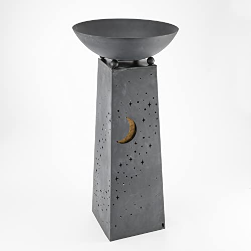 Weltbild Pflanzsäule mit LED Beleuchtung - Pflanzschalen für Draussen mit Schale & Beleuchtung | Pflanzengefäß LED Garten Deko Garten Deko Terrasse Deko Blumen Deko Haustür Deko Hauseingang