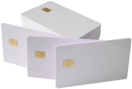 100pcs Printing SLE4442 Chip with Hi-Co Magnetic Stripe PVC Blank Card PVC Composite Card for Epson/Canon Inkjet Printer