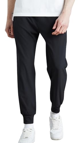 WULFUL Men's Athletic Running Joggers Workout Gym Pants Lightweight Track Casual Pant with Zipper Pockets3