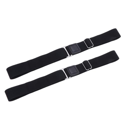 KESYOO Non-wrinkle Shirt Stays Plus Clip 2-pack Men's Women's Shirt Stays Belt