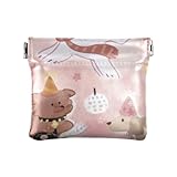 Porte-monnaie miniature : le petit sac à main en cuir pour femme est petit, léger et portable, facile à transporter et à ranger dans votre sac à main ou votre poche, et très pratique pour les femmes qui n'aiment pas transporter des sacs à main lourds ou grands ; les tenir dans leurs mains vous donnera une belle décoration, ils ajouteront un peu de sensation à vos tenues.