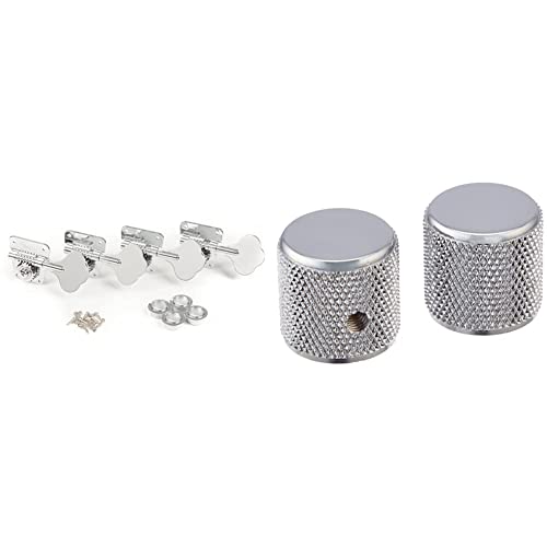 Fender Pure Vintage 70s Bass Tuning Machines and Fender Telecaster/Precision Bass Knurled Chrome Knobs - image 1