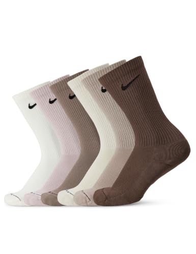 Image of Nike Adult Dri-FIT Everyday Elevated Crew Socks (6-Packs) | Mens and Womens