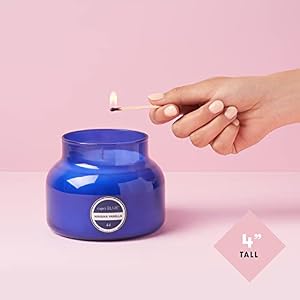 Capri Blue Scented Candles Soy Candle Wax Blend Jar Candles Blue Candle Gifts for Women Men Luxury Candles for Home Scented with Vanilla Bergamot Sandalwood Havana Vanilla 19 oz