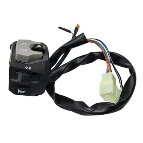 Interruptor de manillar para moto GSX mando luces y bocina 4