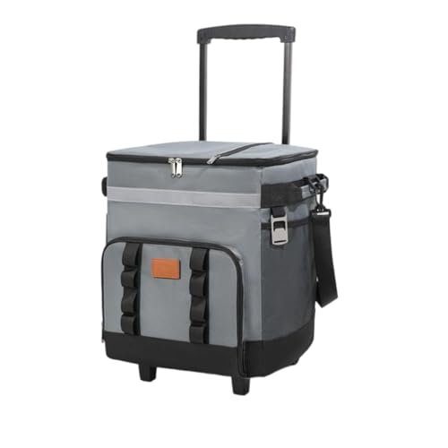 XuQiZZpp Bolsa térmica con ruedas de tipo pesado con rueda de durabilidad para la familia, compras, viajes a la playa