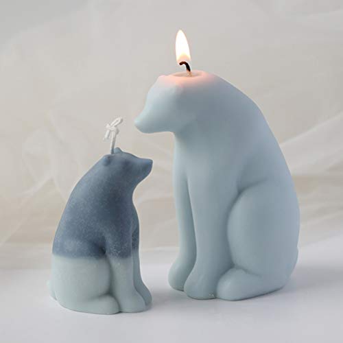 TBoxBo 3D-Eisbär-Silikon-Kerzenform, Weihnachtsdekoration, Duftkerze, Gipsform, Simulation, Tier, Duftkerze, DIY… – Bild 8