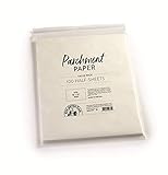 King Arthur, Pre-Cut Baking Parchment Paper, Heavy Duty, Professional Grade, Nonstick, Reusable, Resealable Pack, Fits 18' X 13' Pan, 100 Count