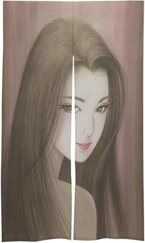 鶴田一郎 のれん 温泉 ゆ 暖簾 湯 目隠し おしゃれ 間仕切り 玄関 ドア カーテン お部屋 室内 洗面所 四季兼用 かわいい 断熱防寒 目隠し 入り口 86x143cm
