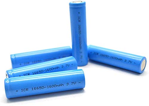 Batterie Rechargeable 16650 Batterie 3.7 V 1600 mah pour Lecteur Audio Machine à Chanter Petit Ventilateur Lampe de Poche Lumineuse-2 pièces Cover