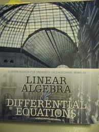 Linear Algebra and Differential Equations Custo... 0558668895 Book Cover