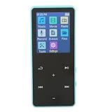 GRANDE MÉMOIRE: Le lecteur de musique MP3 MP4 a une mémoire corporelle de 8 Go, qui peut stocker jusqu'à 2000 chansons. Et il prend en charge l'extension de la carte mémoire jusqu'à 128 Go (non incluse).