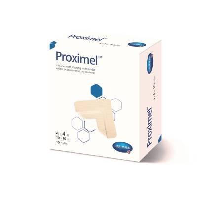 Hartmann 14200000 Proximel Silicone Foam Dressing with Border (Pack of 10)