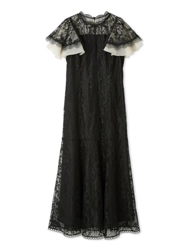 [セルフォード] フレアスリーブレースマーメイドドレス CWFO261302 レディース BLK 38