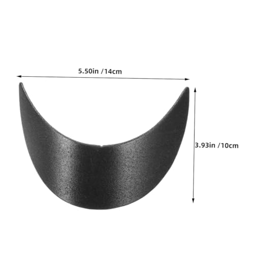5pcs Hat Forming Tools of Plastic Hat Brim for Baseball Cap Extender Women's Making Supplies Black2