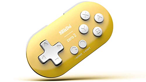 Controller wireless 8BitDo Zero 2, piccolo ma potente, giallo