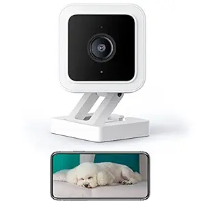 WYZE Cam v3 Indoor/Outdoor Smart Security Camera 1080p Plug-in, Color Night Vision, Two-Way Audio, Motion Detection for Baby Pet Monitor, Compatible with Alexa