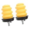 Rubber Bump Stop for RAM 1500, 2-Piece Rear Frame Bumper with High Shock Absorption & Truck Bed Protection