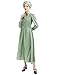 NSPSTT Prairie Dress Women Pioneer Dress Colonial Costume Women Amish Old Fashioned Floral Dresses