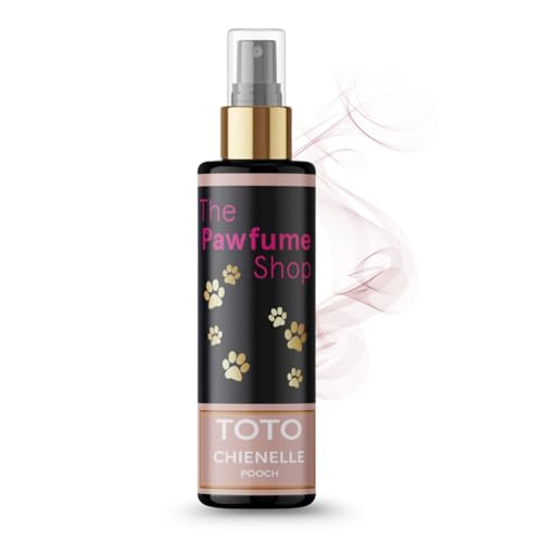 The Pawfume Shop - Toto Chienelle - Female Dog Perfume Spray - Suitable For all Breeds & sizes - For Fresh Scent & Odour Control - Gentle on Skin & Long-Lasting Fragrance - 100ml