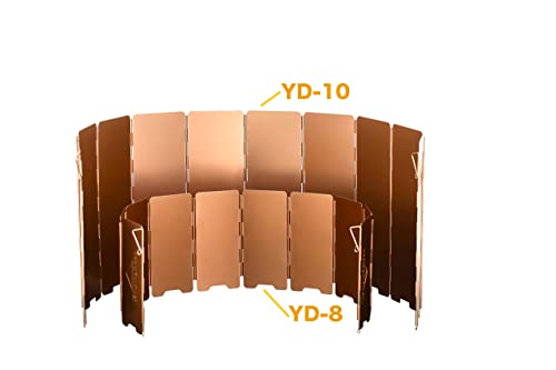 Campingmoon 5.5 Inch High Camping Stove Windshield With Storage Box Yd-8 #TOP7