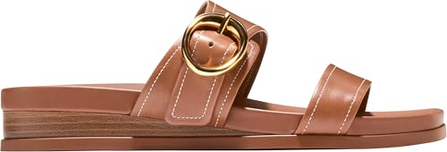 Cole Haan Cole Haan Women's Sandals - Oaklynn Double Band Footbed, British Tan Leather, 7-B US