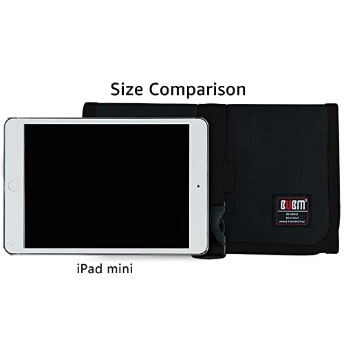 Travel Organizer, Bubm Cable Bag/Usb Drive Shuttle Case/Electronics Accessory Organizer, Black &Black #TOP3