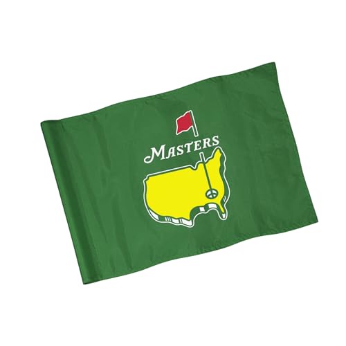 COGOLFING Major Golf Flag with Tube Double-Side Printed Flag 420D Nylon Golf Pin Flags Putting Green Flags for Golf Course Driving Range Collection 14 H x 20 L Green
