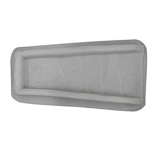 Slate Look Downspout Splash Guard Plastic Mold for Concrete to Make/Pour Your Own 7047