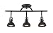 Kira Home Broadway 23" 3-Light Industrial Directional Track Light, Bronze Finish