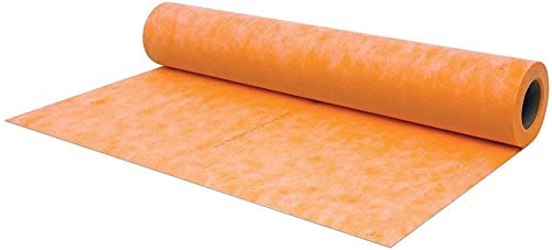 Flash Deals - 70% OFF Waterproof Membrane 8mils Thick - 3.3 ft x 33 ft / 108 Square Feet Shower Membrane, Waterproofing Fabric for Bathroom,Sauna and Steam Room, Shower Walls Waterproofing Membrane