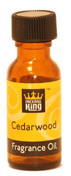 Cedarwood Scented Oil From Incense King - 1/2 Ounce Bottle